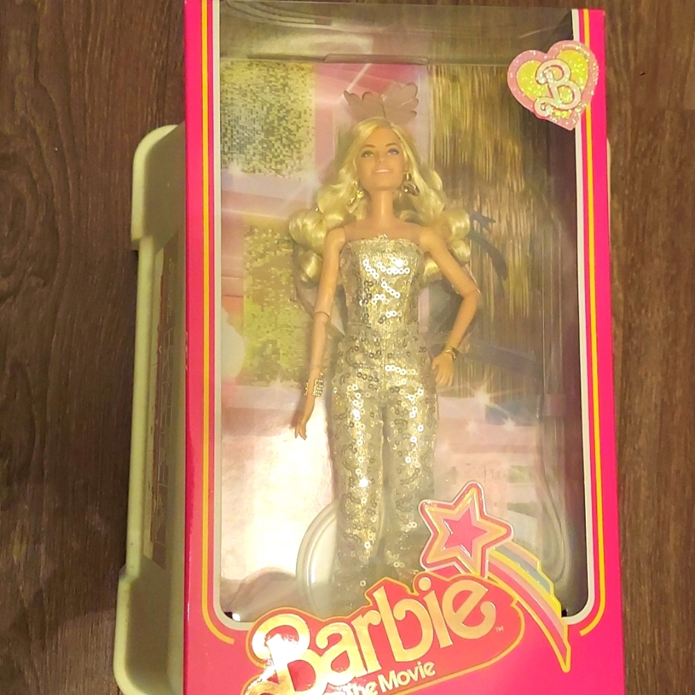 Barbie Movie Doll - Glitter Jumpsuit Unopened